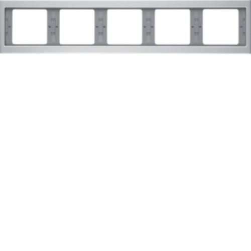 ramka K.5 5-kr.poziom.aluminium