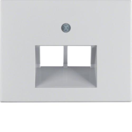 płytka K.5 czołowa do gn.przylacz.UAE 2-kr. aluminium
