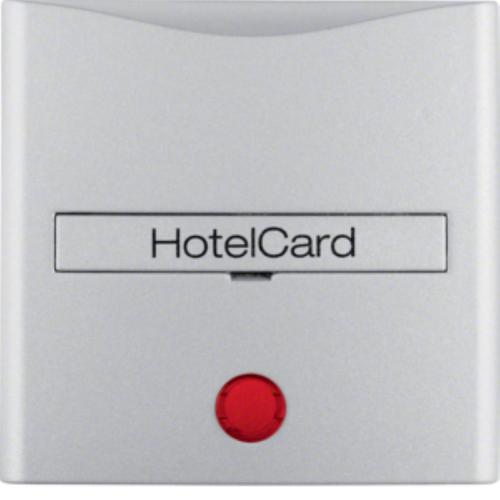 łącznik B.7 na karte hotel.-nasadka z nadruk. czerwo.soczew.aluminium