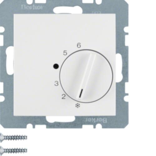 regulator temp.KWADRAT pomiesz.z zestyk.zmien elem.centr.biały
