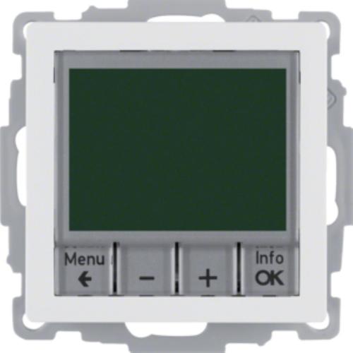 regulator temp.Q.1 ze stero.czas.i elem.centr biały aksamit