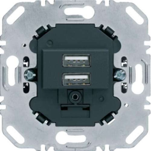 gniazdo ONE.PLATFORM USB ładowania 3.0 antracytowe matowe