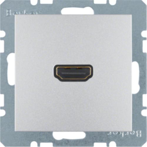 gniazdo B.7 HDMI aluminium matowe 