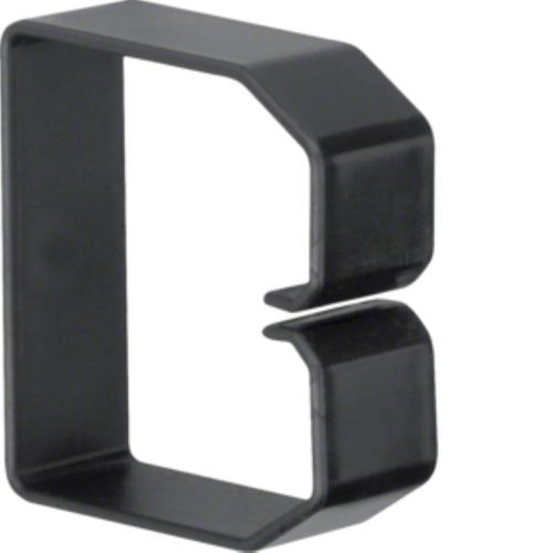 tehalit. klamra do przew.60x60 BA6, czarna B600603