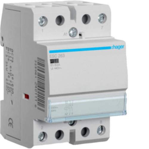 Stycznik 230VAC 2NO 63A AC-7a/b