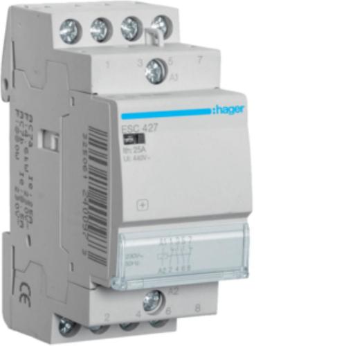 Stycznik 230VAC 2NO+2NC 25A AC-7a/b