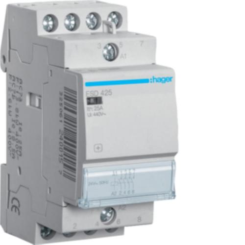 Stycznik 24VAC 4NO 25A AC-7a/b