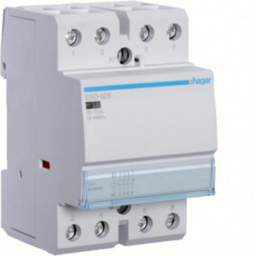 Stycznik 24VAC 3NO+1NC 25A AC-7a/b