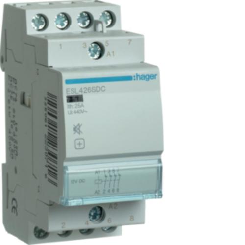 Stycznik cichy 12V DC 4NC 25A AC-7a/b