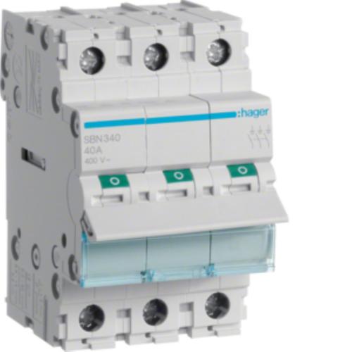Modułowy rozłącznik izolacyjny 3P 40A 400V