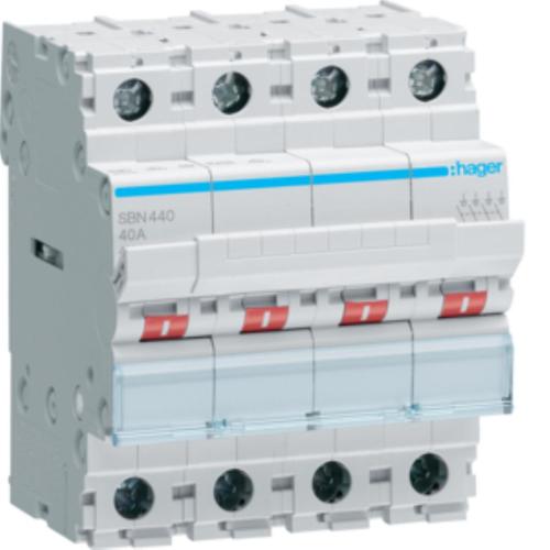 Modułowy rozłącznik izolacyjny 4P 40A 400V