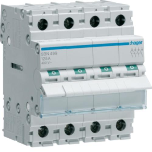 Modułowy rozłącznik izolacyjny 4P 125A 400VAC