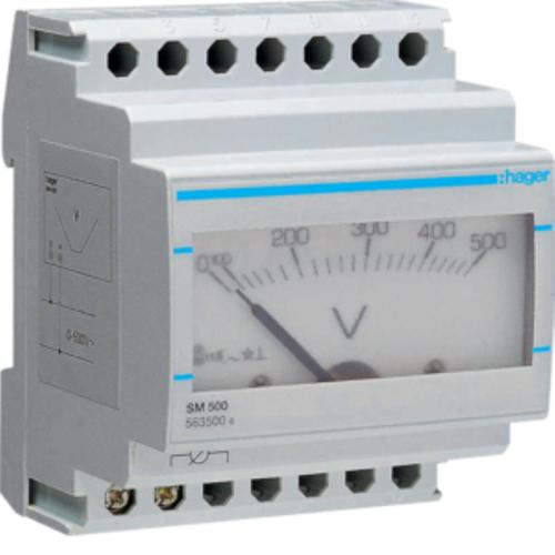 Woltomierz analogowy bezpośredni 0-500V