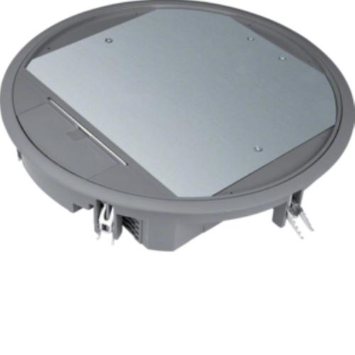 pokrywa uchyl.VR12 fi306 wykl.5mm stal szary PA