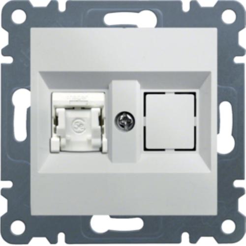 gniazdo LUMINA komputerowe pojedyncze RJ45 kat.6 UTP białe WL2150