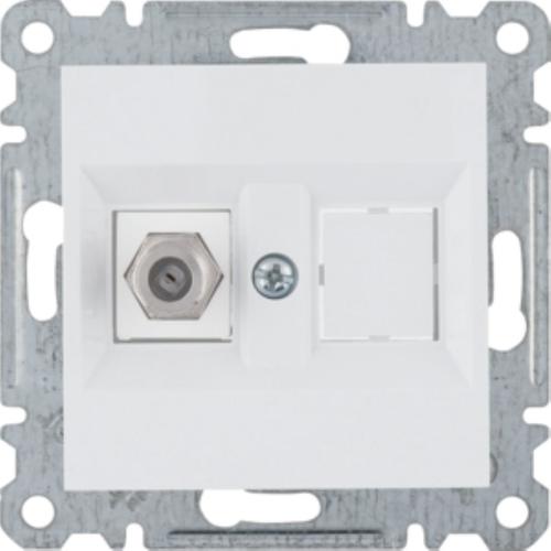 gniazdo LUMINA2 typu F białe WL3250