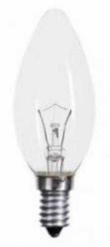 żarówka wysokotemperaturowa SOLEO E14 B35 40W 230V 1000h świeczka przezroczysty