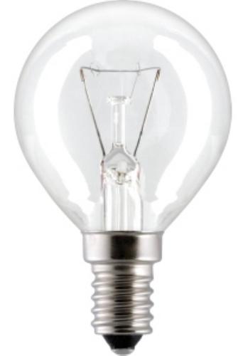 żarówka wysokotemperaturowa SOLEO E14 P45 25W 230V kulka przezroczysty