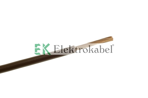 przewód instalacyjny jednożyłowy LgY 6 brązowy ELEKTROKABEL H07V-K