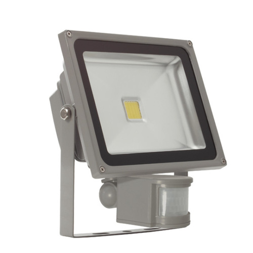 naświetlacz LED MONDO 30W z czujnik MCOB-30-GR SE szary IP65 4000-4500K 2240lm