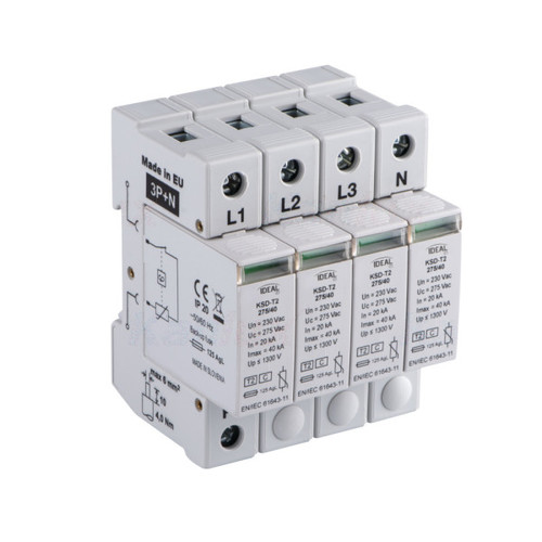 ogranicznik przepiec KSD-T2 275/160 3P+N IDEAL klasy C