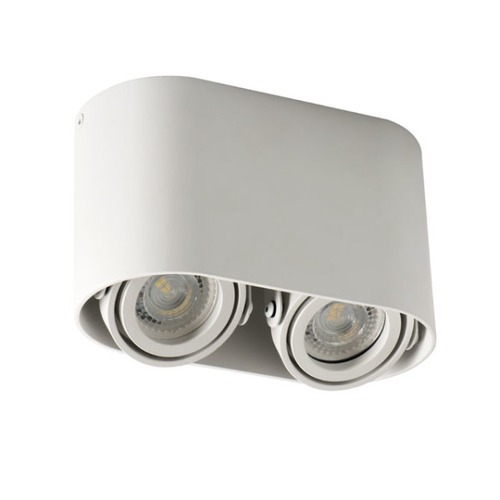 oprawa TOLEO DTO 250-W 2xGU10 biały n/t IP20 max.2x25W 90x180x105mm