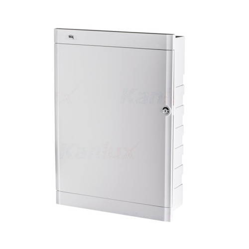 rozdzielnica plast.3x18 p/t 54 mod KDB-F54P drzwi płaskie z zamki