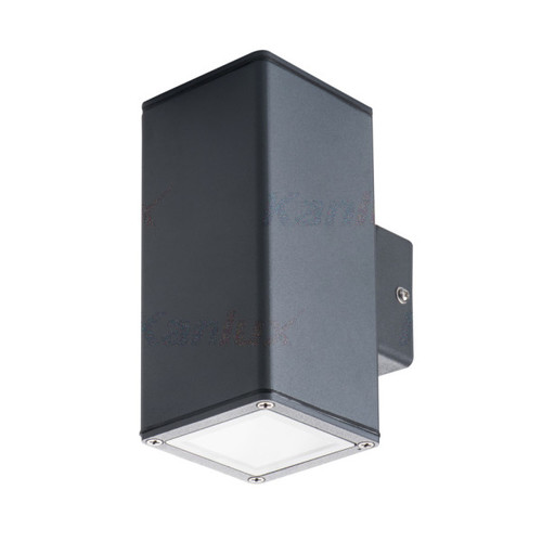 oprawa ogrodowa GORI EL-235D 1xGU10 kinkiet IP44 antracyt gora/dol