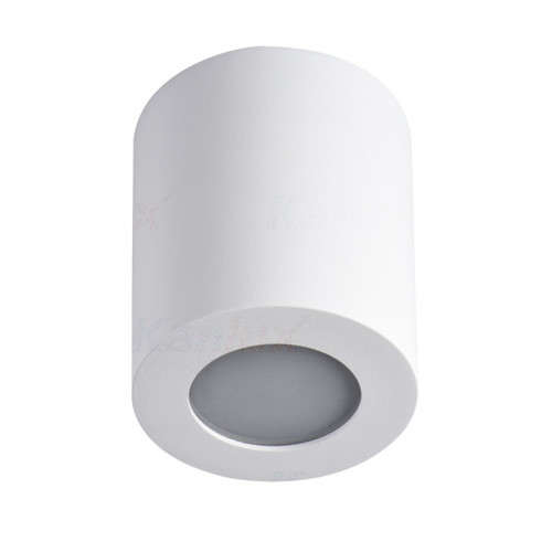 oprawa SANI 1xGU10 tuba n/t IP44 biały h-9,5cm