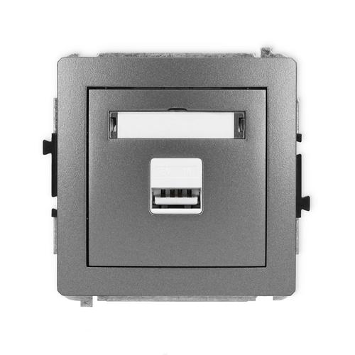 ładowarka DECO USB grafit 11DCUSB-1