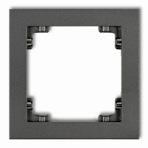 ramka DECO 1-kr.grafit 11DR-1