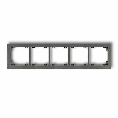 ramka DECO 5-kr.grafit 11DR-5
