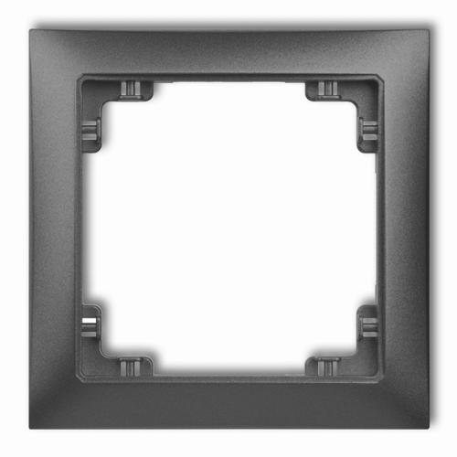 ramka DECO SOFT 1-kr.grafit