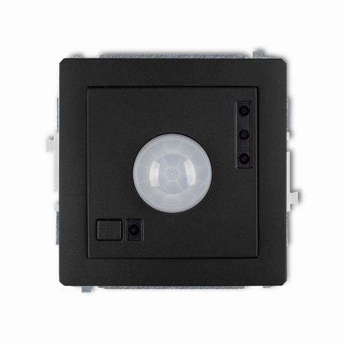 DECO Mechanizm elektronicznego czujnika ruchu czarny mat