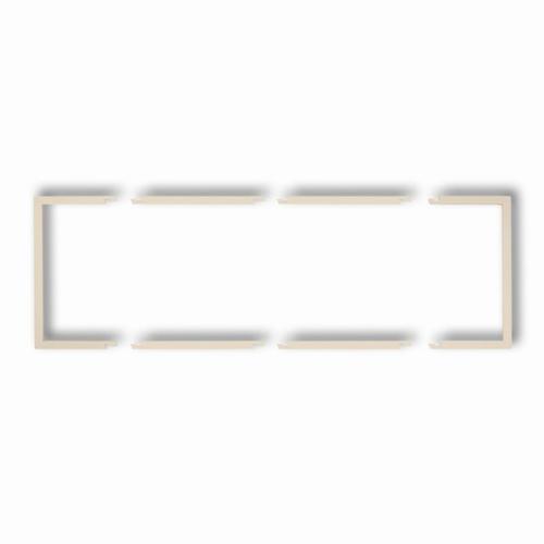 ramka DECO 3-kr.wypeln.bezowy 1DRW-3