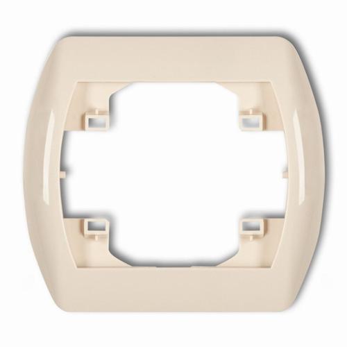 ramka TREND 1-kr.pozio.bezowy 1RH-1