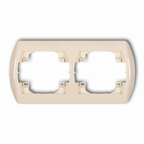 ramka TREND 2-kr.pozio.bezowy 1RH-2