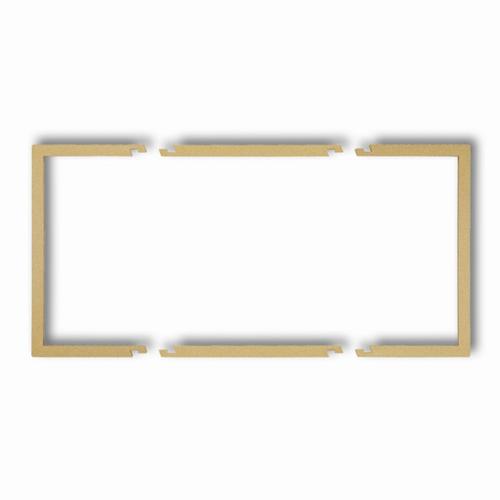 ramka DECO 2-kr.wypeln.zloty 29DRW-2