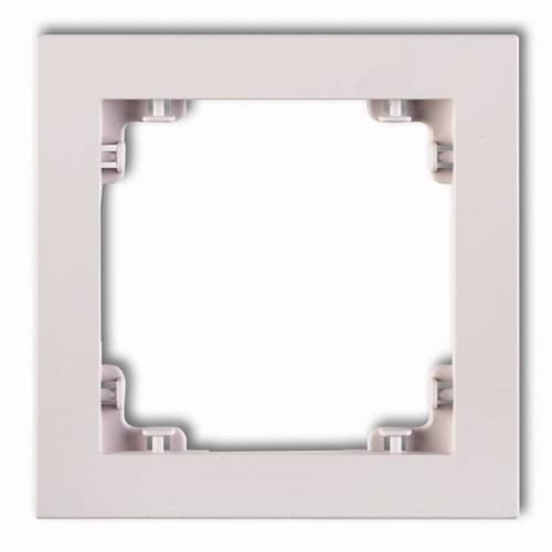 ramka DECO 1-kr. pudrowy roz 40DR-1