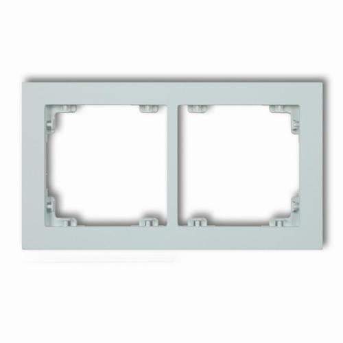 ramka DECO 2-kr. lodowy blekit 47DR-2
