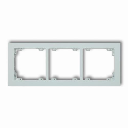 ramka DECO 3-kr. lodowy blekit 47DR-3