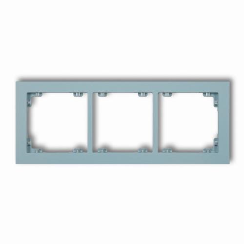 ramka DECO 3-kr. lazurowy 48DR-3