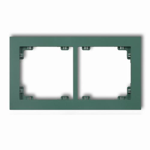 ramka DECO 2-kr.szmaragdowa 51DR-2