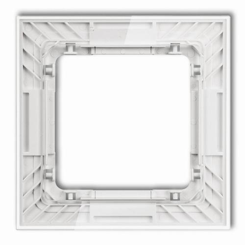 ramka DECO Art 1-kr transparentna szkło