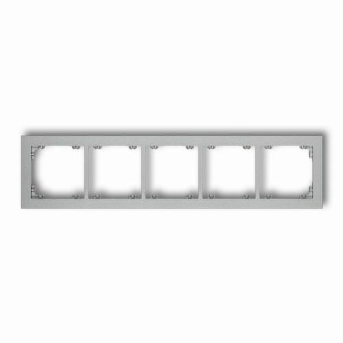 ramka DECO 5-kr.srebrny met. 7DR-5