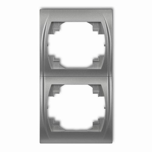 ramka LOGO 2-kr.pion srebro 7LRV-2