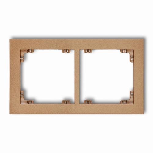 ramka DECO 2-kr.zloty met. 8DR-2