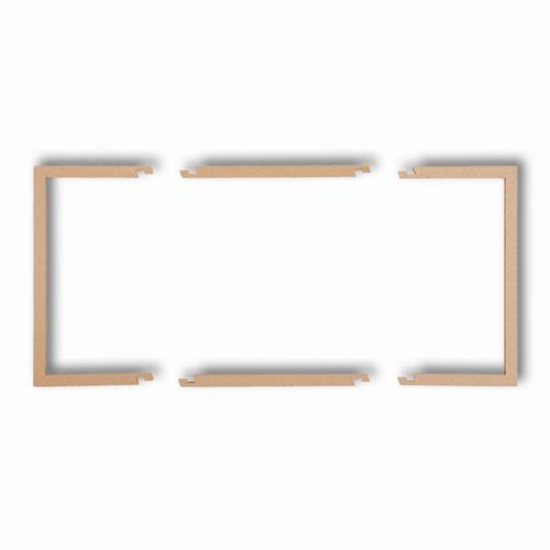 ramka DECO 2-kr.wypeln.zloty met. 8DRW-2