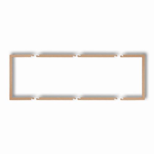 ramka DECO 3-kr.wypeln.zloty met. 8DRW-3
