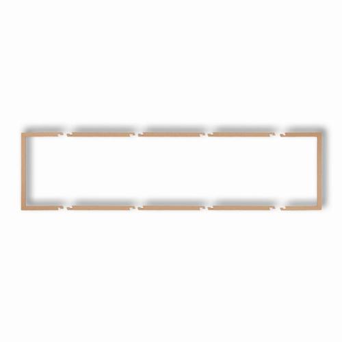ramka DECO 4-kr.wypeln.zloty met. 8DRW-4